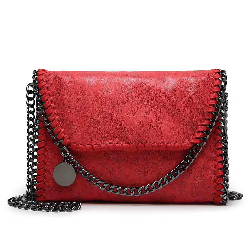 Sacs à bandoulière à rabat avec chaînes de luxe pour femmes, sac à bandoulière carré de styliste, Mi