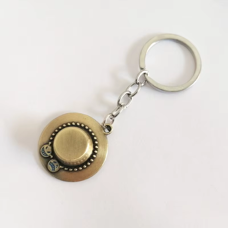 Porte-clés créatif One Piece Luffy Portgas D. Ace, accessoire d'animation, pendentif décoratif pour 