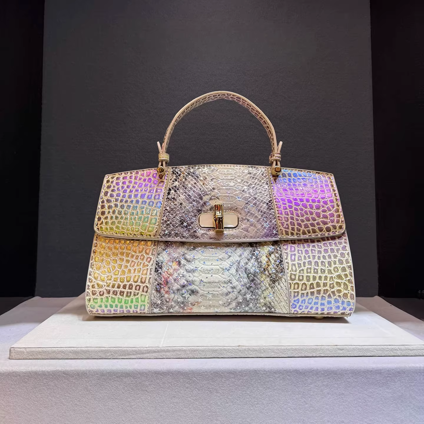 Sac à main en cuir pour femme, imprimé crocodile, nouvelle mode 2026, grande capacité, sacs coquille