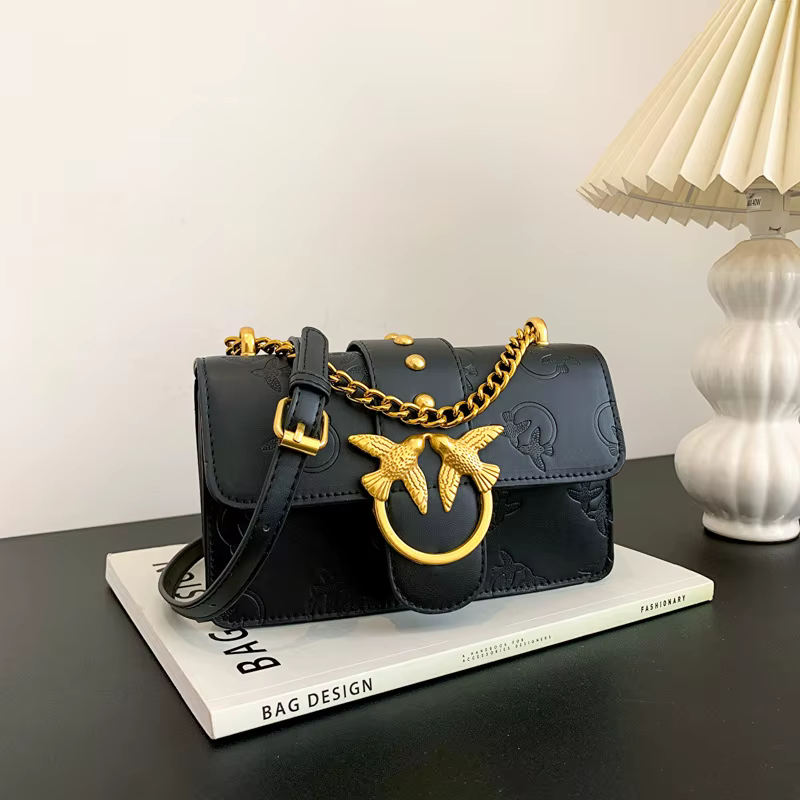Nouveau Sac à Bandoulière Petit Oiseau 2026 pour Femme – Sac Croisé Élégant et Décontracté avec Chaî