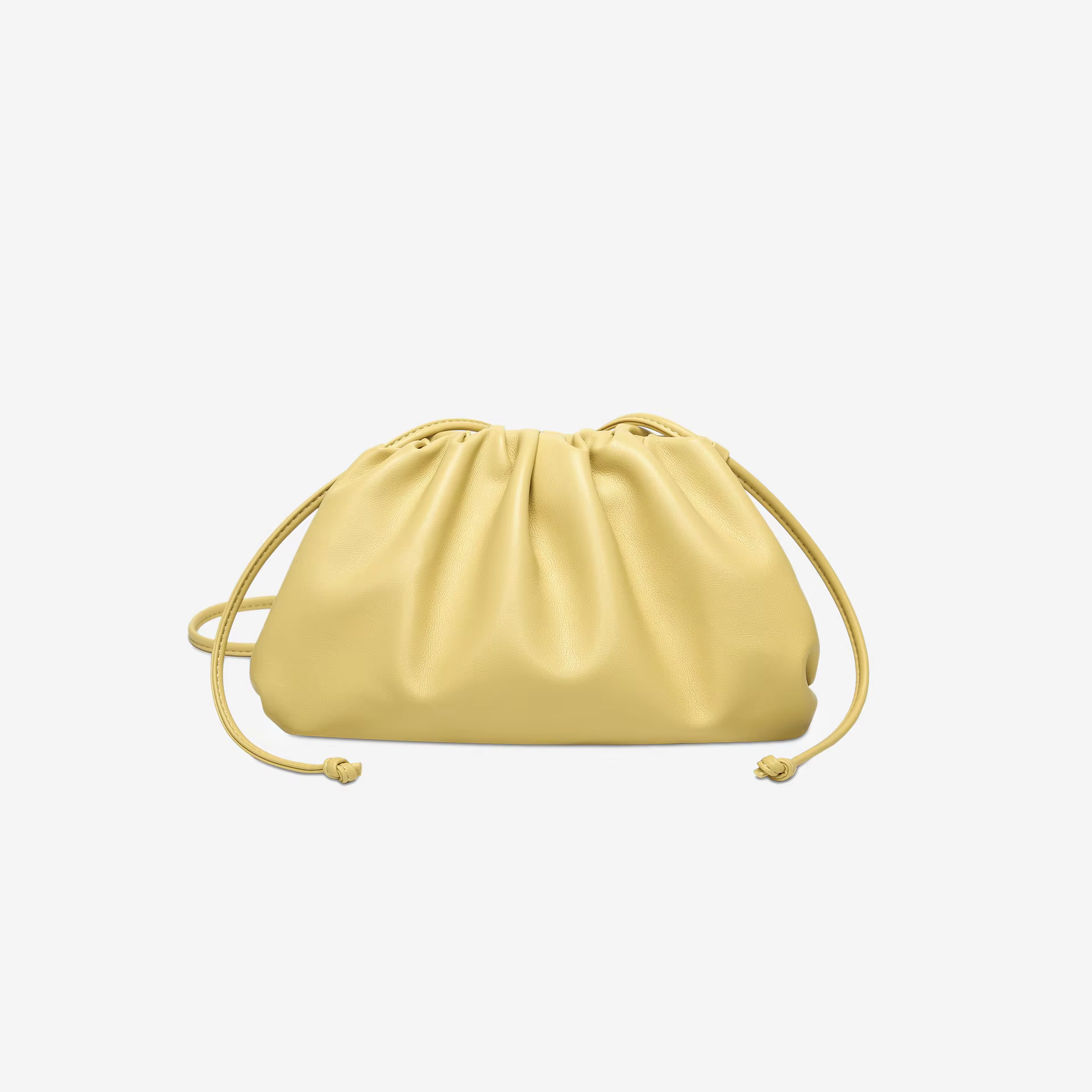 Sac nuage froncé bordeaux chic pour femme, sac à bandoulière type dumpling