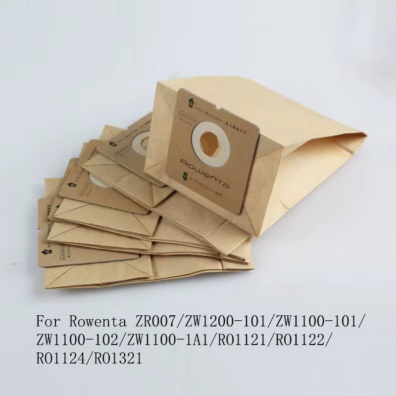 Sacs à poussière pour aspirateur Rowenta, accessoires en papier de poulet, RO1124, RO1131, 132, RO11