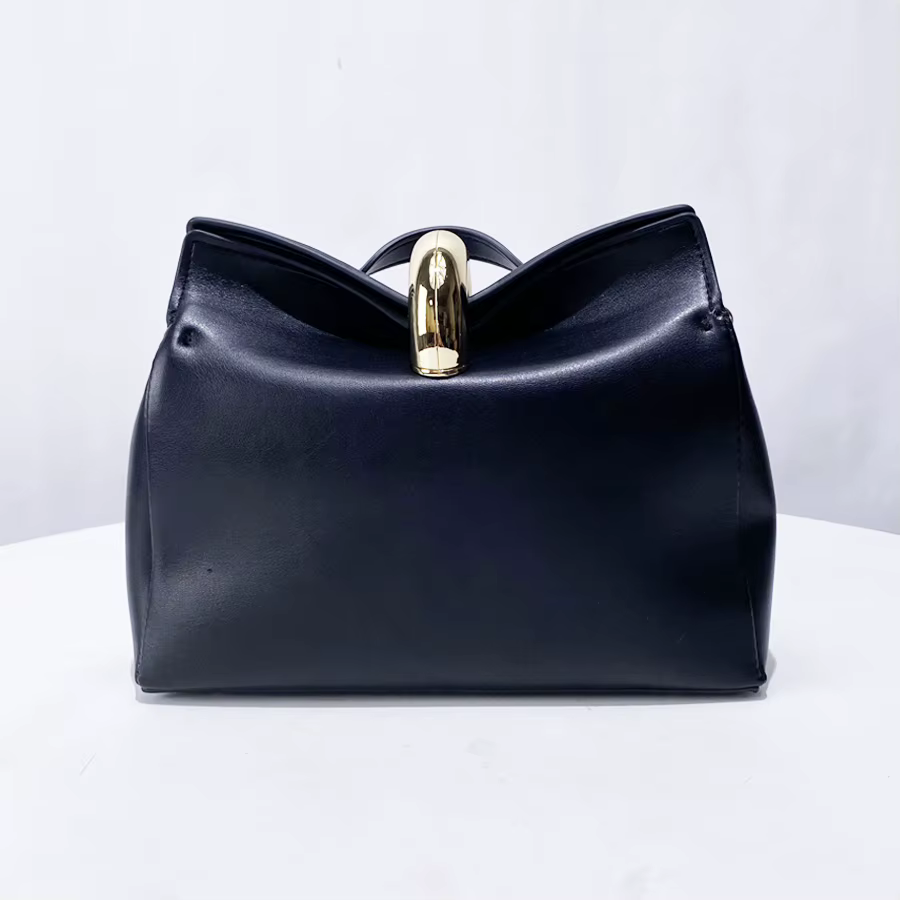 Boucle en métal décoration fourre-tout sacs à poignée supérieure pour femmes sac à main et sac à mai