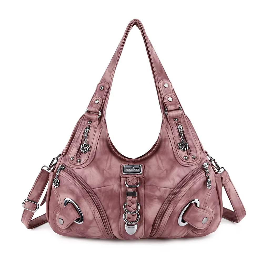 Sac à main vintage pour femme, sac à bandoulière tendance, grand sac fourre-tout, sac de shopping à 