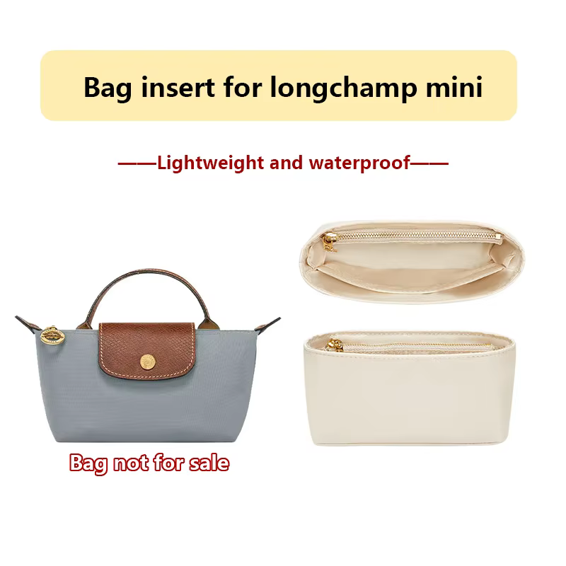 Organisateur de sac imperméable pour sac Longchamp Energy, insert de sac en nylon, sac de rangement,