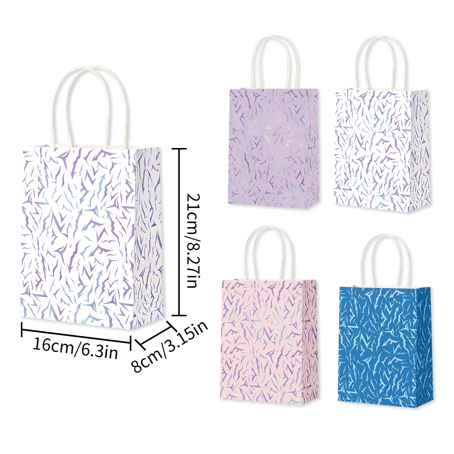 Sac cadeau pour fête d'anniversaire sur le thème de la musique K-pop pour filles avec poignée de tra