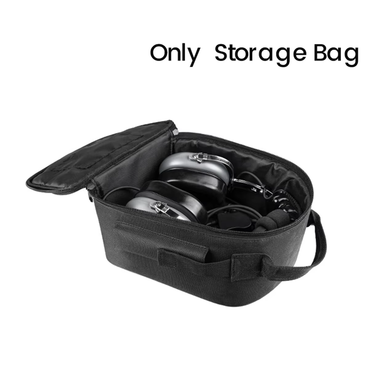 Sac de rangement pour écouteurs, sac de rangement pour casque d'écoute, sac pour casque d'aviation, 