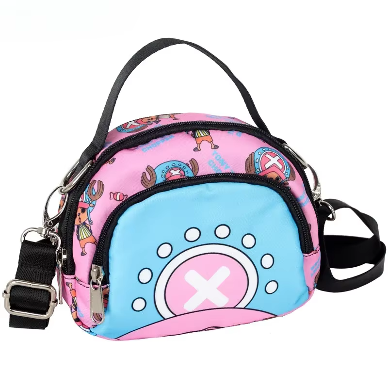 Sac à bandoulière One Piece avec figurines d'anime Chopper, sacs à bandoulière pour garçons, sacs de