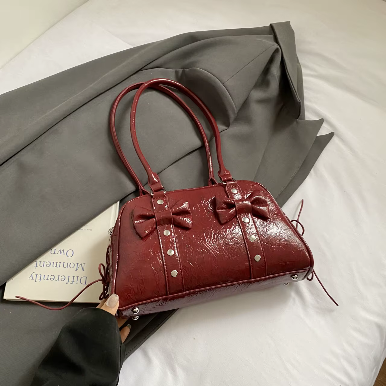 Sacs à bandoulière Vintage pour femmes d'affaires, fourre-tout Simple pour dames, fourre-tout en cui