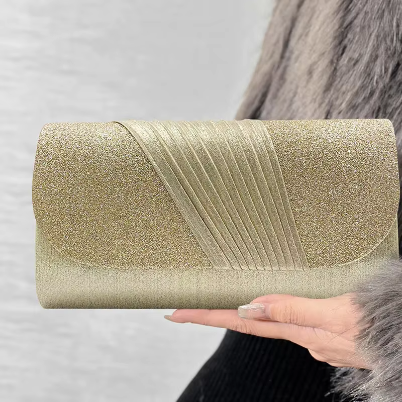 Pochette de soirée en cristal pour femmes, pochette de jour, sac à main de mariage, fête Banquet, no