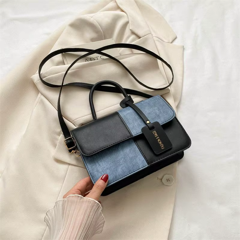 Sac fourre-tout de haute qualité pour femme, style patchwork à carreaux, adapté à diverses activités