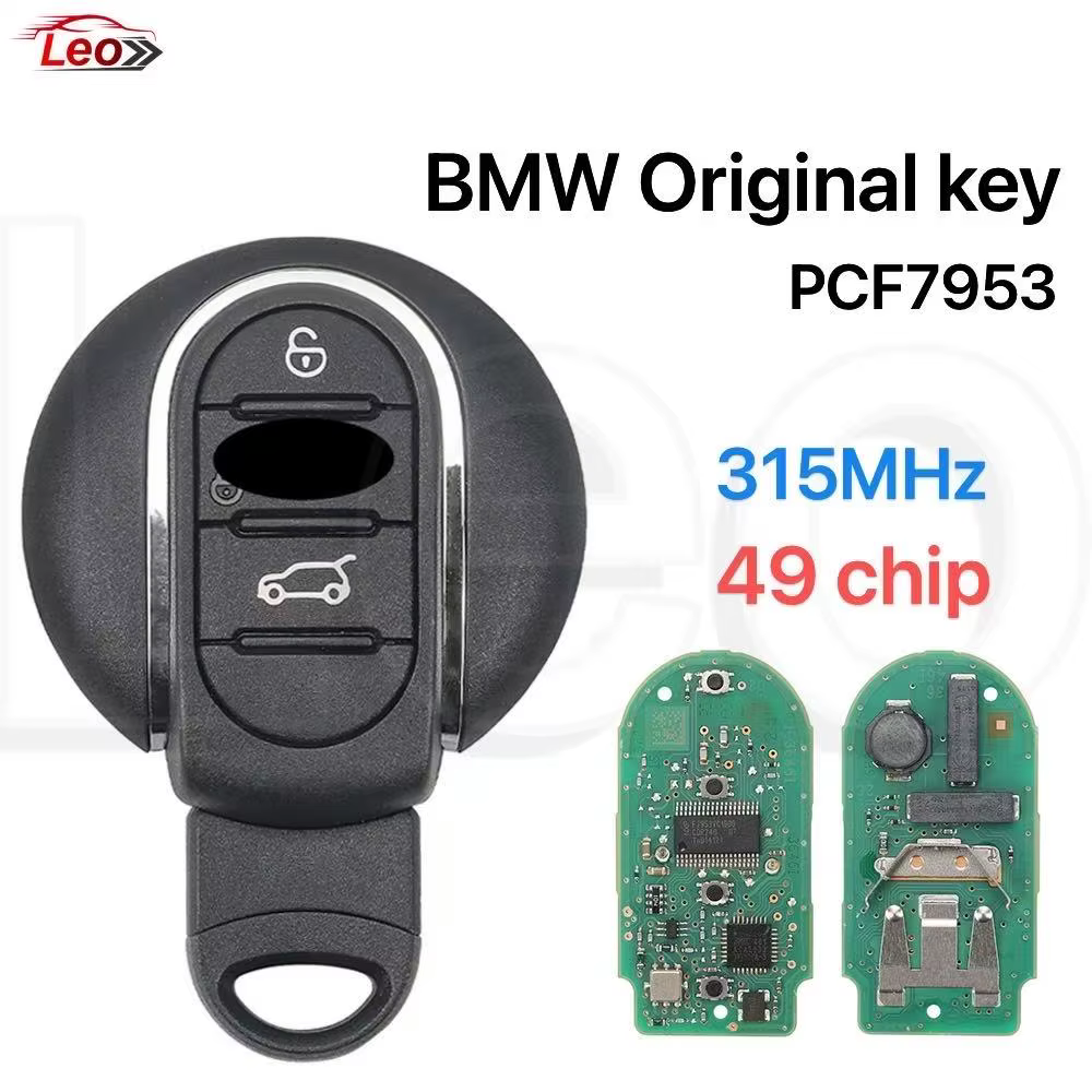 Clé intelligente d'origine Leo FCC ID:NBGIDGNG1 pour BMW MINI Cooper R56 F-Chassis F55 F56 3-4 bouto