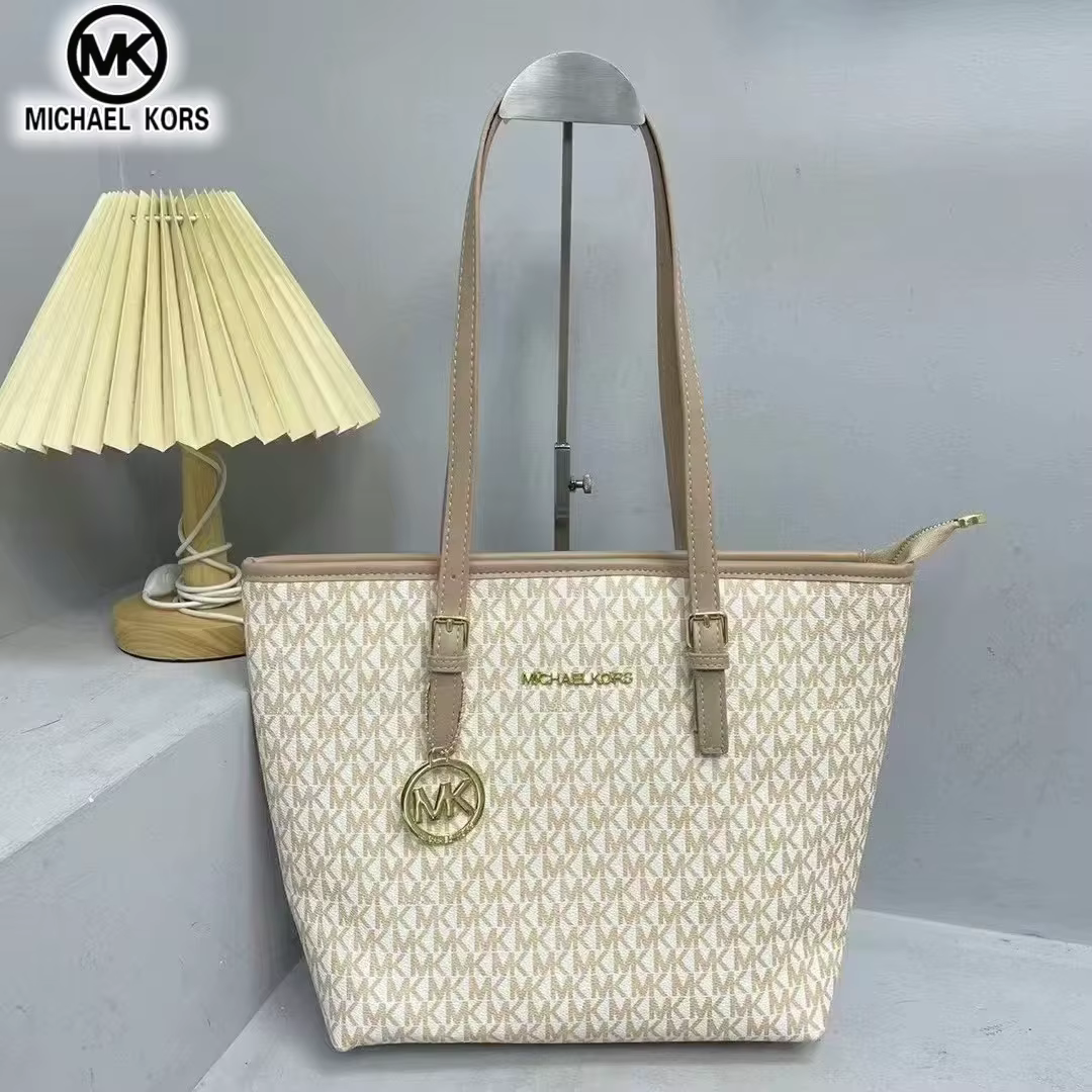 Sac à bandoulière Michael Kors pour femme, grande capacité, sac fourre-tout classique MK, sac de voy