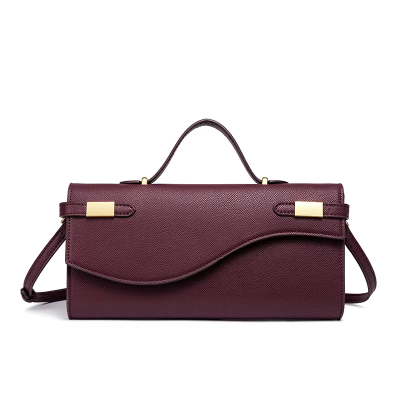 2025 transfrontalier nouveau cuir PU texture vintage pochette mode mini sac à main dames banlieue di