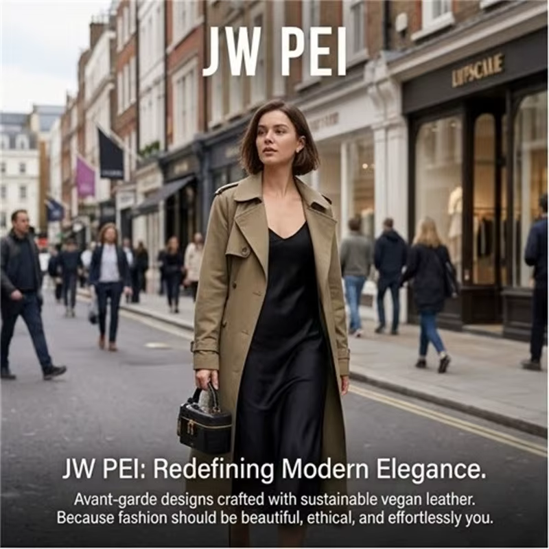 Sacs fourre-tout miniatures JW PEI pour femmes, sac bandoulière en cuir vegan gaufré façon croco, pe