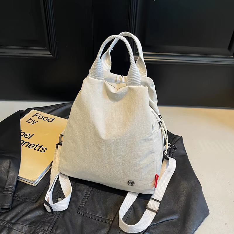 Sac à dos décontracté pour femmes, sac de jour en tissu imperméable, sac de poitrine de grande capac