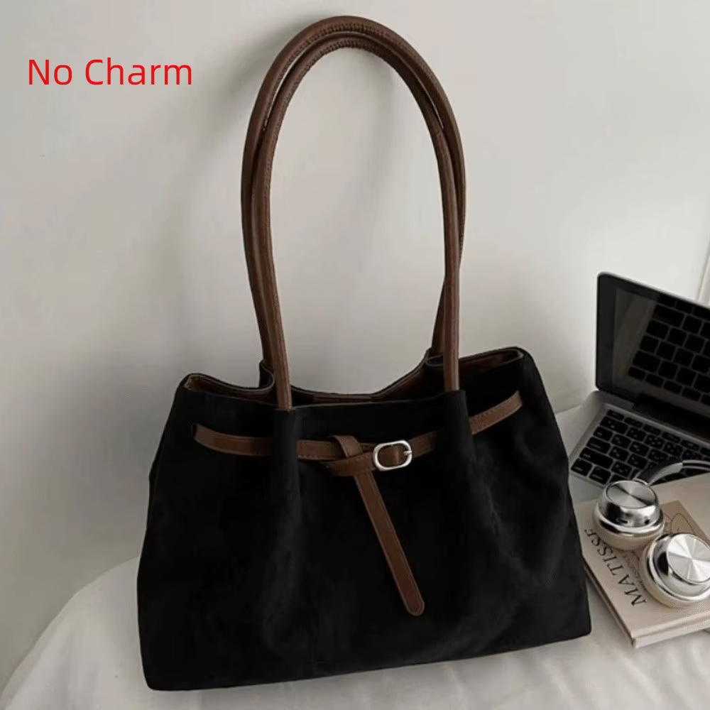 Sac à bandoulière en daim/cuir PU, élégant, grande capacité, disponible en 4 couleurs, sac fourre-to