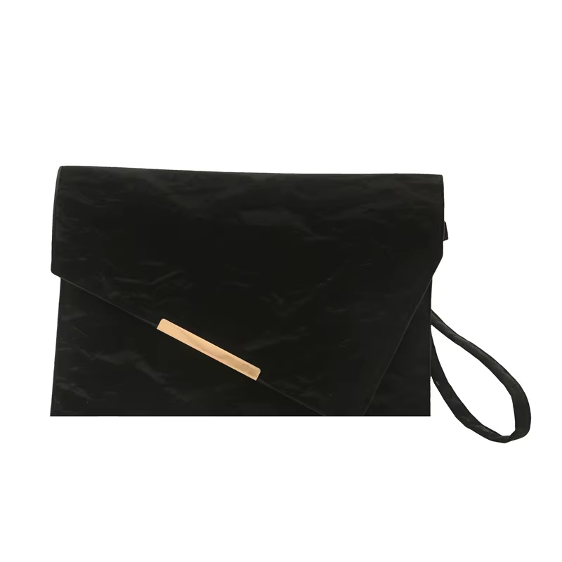Mode pochette pour femmes en cuir PU souple couleur unie Evelope sac bracelet sacs femme petits sacs