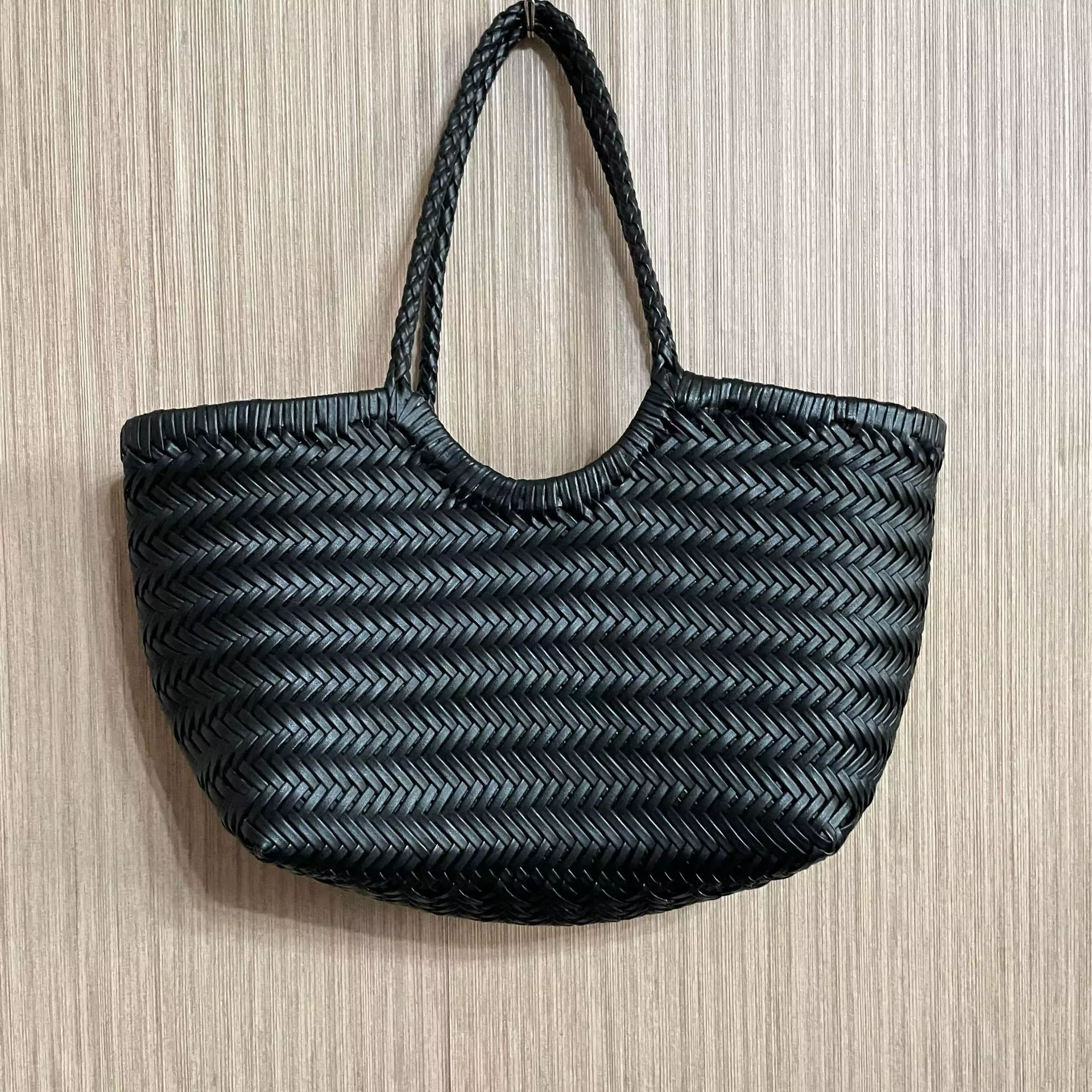 Sac cabas rétro tressé de style français, nouveau sac fourre-tout polyvalent haut de gamme et tendan