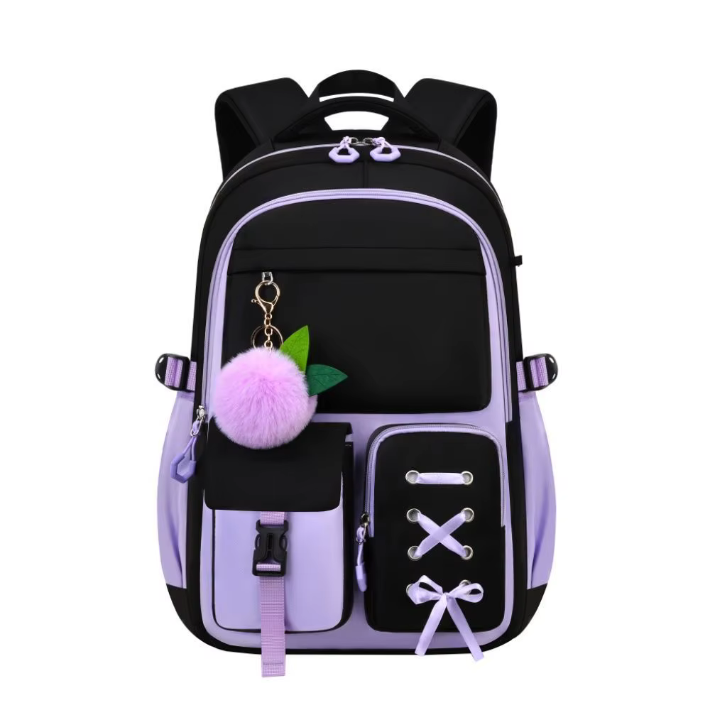 Sacs d'école pour filles, cartable Kawaii léger pour enfants, sac à dos pour livres, sac à dos de vo