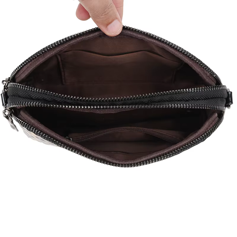 Sac à main en relief à motif léopard pour femme