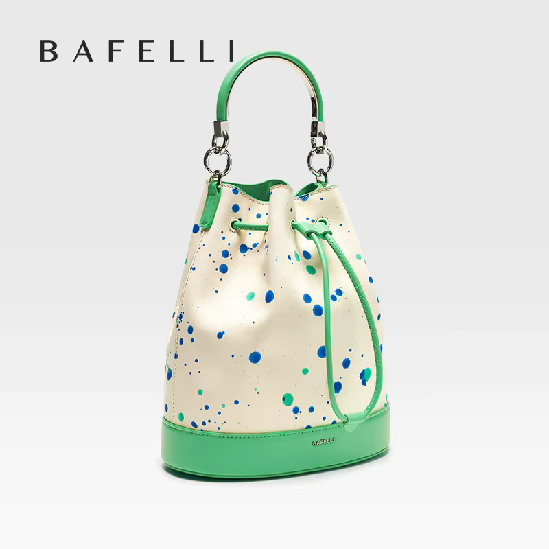 BAFELLI 2025 nouveau sac à main pour femmes marque de luxe printemps soldat design Style chaîne en cuir seau sacs