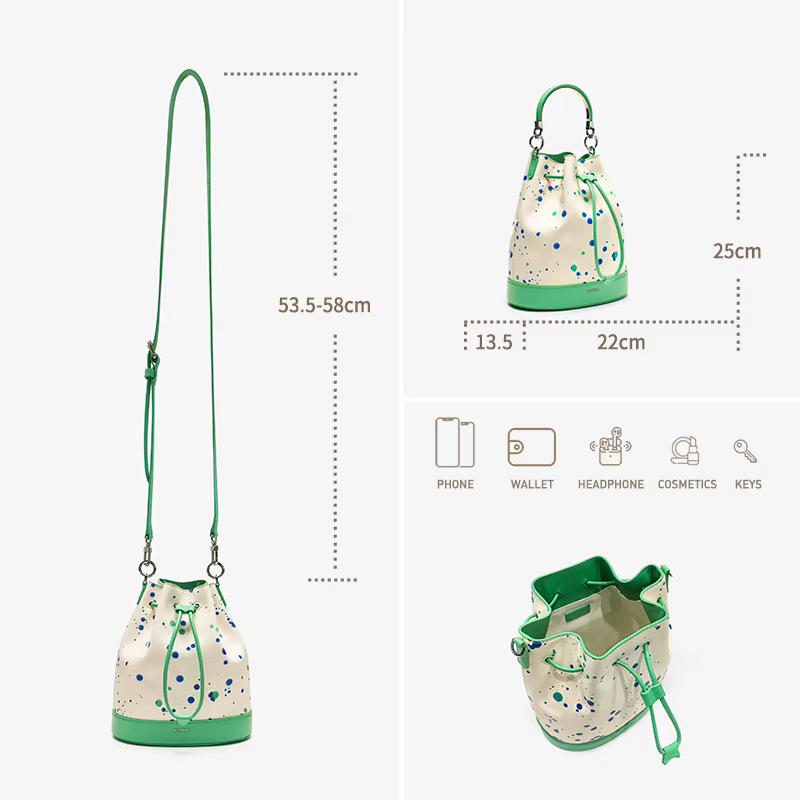 BAFELLI 2025 nouveau sac à main pour femmes marque de luxe printemps soldat design Style chaîne en cuir seau sacs