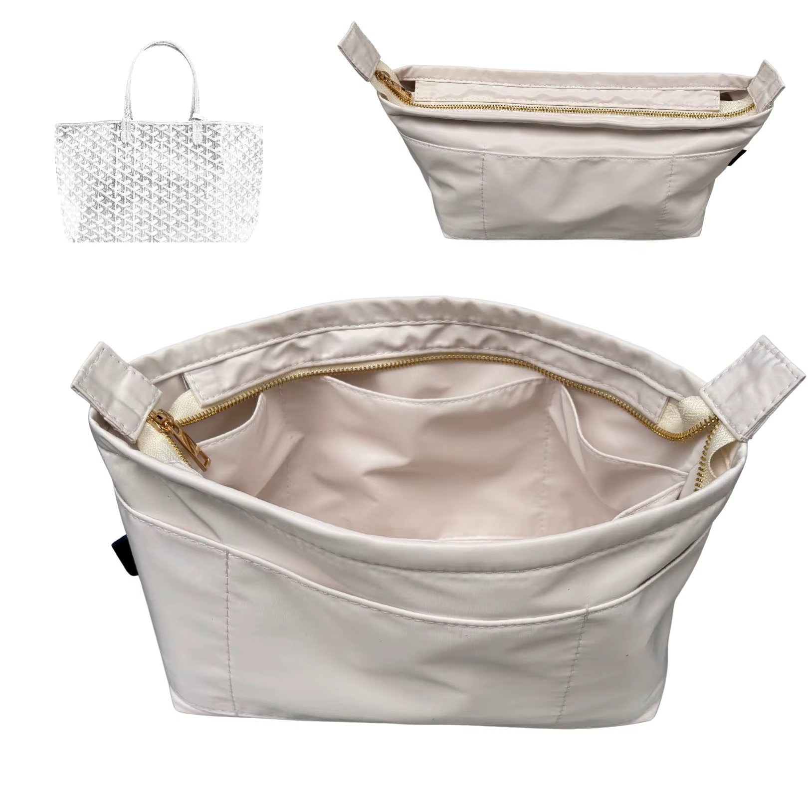 Sac pour Goyard Saint Louis, sac d'organisation, sac d'insertion léger, sac d'insertion de rangement, sac en nylon imperméable, sac de soutien, accessoires de sac