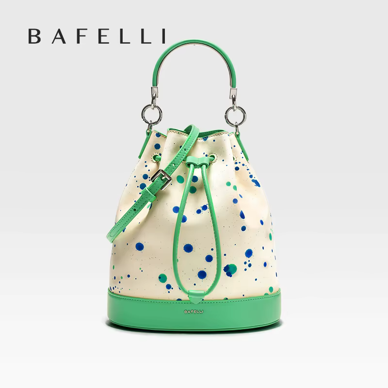 BAFELLI 2025 nouveau sac à main pour femmes marque de luxe printemps soldat design Style chaîne en cuir seau sacs