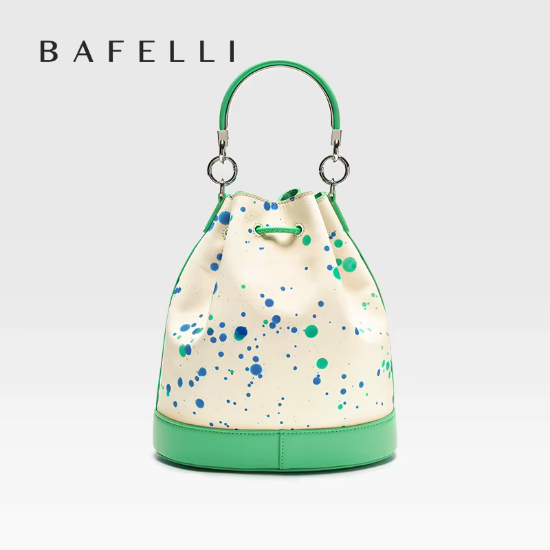 BAFELLI 2025 nouveau sac à main pour femmes marque de luxe printemps soldat design Style chaîne en cuir seau sacs