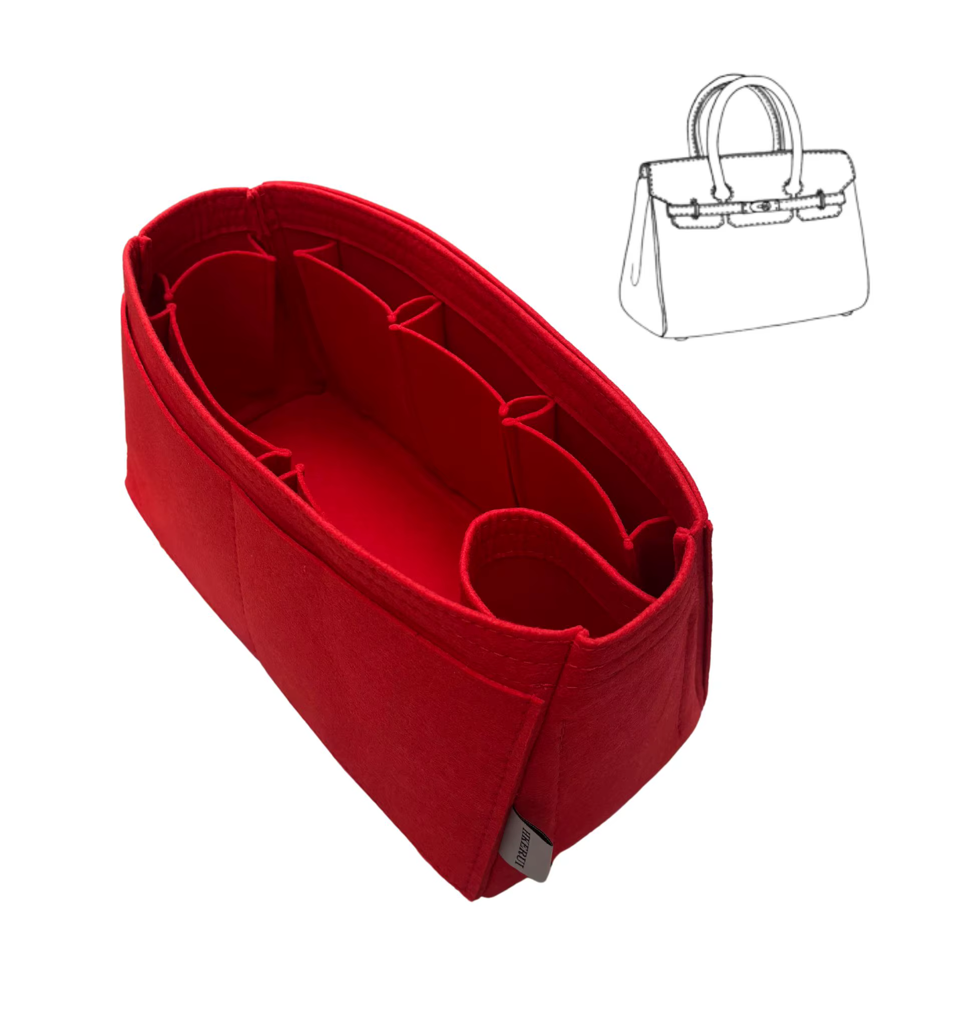 Pour H Birkin 25 30 35 40 organisateur insérer des sacs