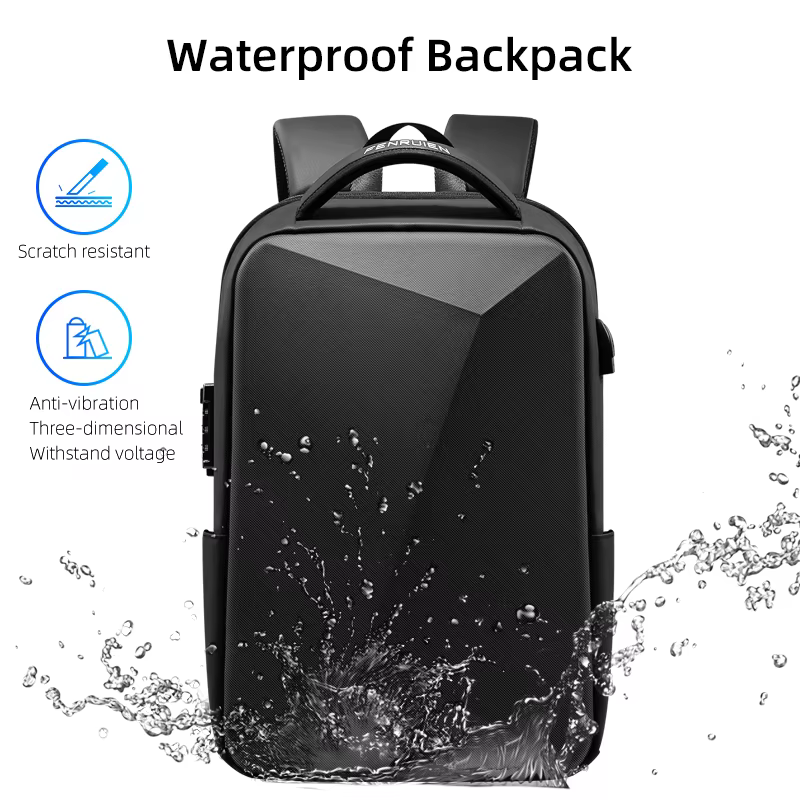 Fenruien marque sac à dos pour ordinateur portable Anti-vol étanche sacs à dos d'école USB charge hommes sac de voyage d'affaires sac à dos nouveau Design