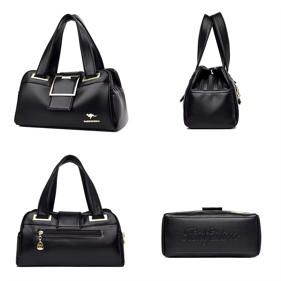 Sacs à main en cuir multicouches pour femmes