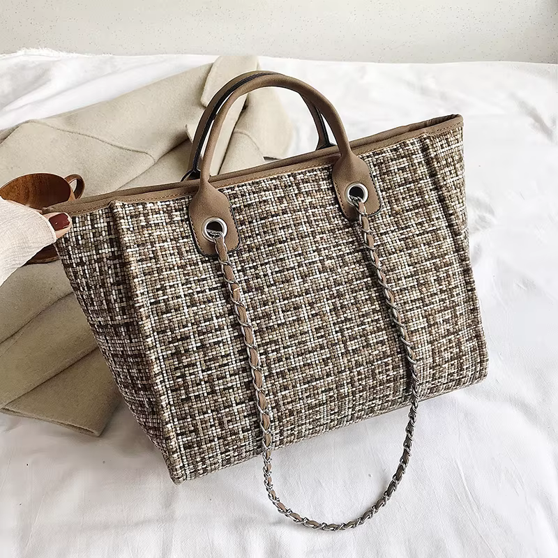 Grand sac à main en nylon pour femme