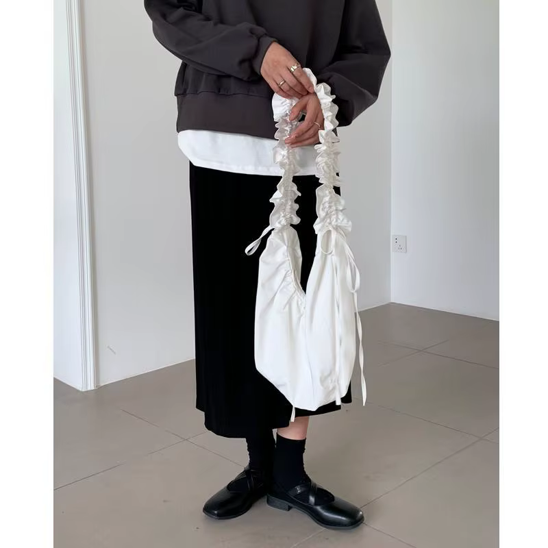 Sac de shopping pliable en dentelle pour femmes