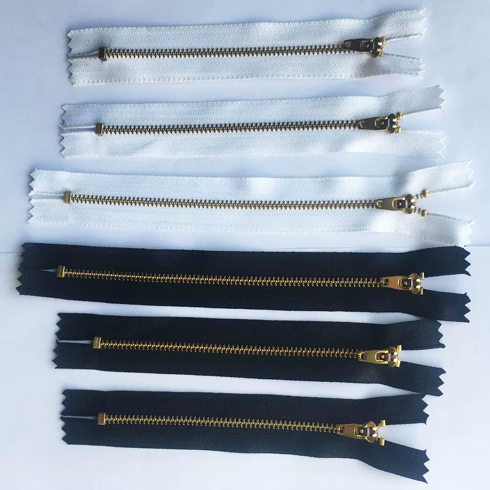 Fermeture Éclair en Métal pour Couture de Jeans