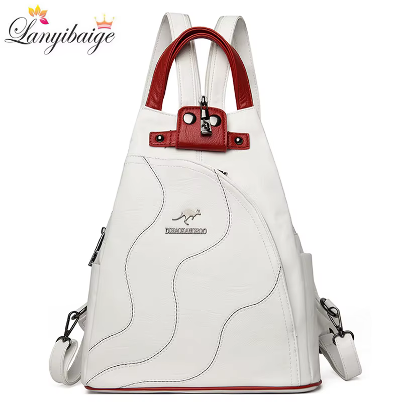 Sac à dos en cuir de bonne qualité pour femmes