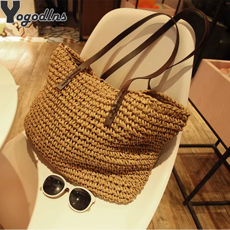 Sac à main en rotin tissé à la main pour femmes