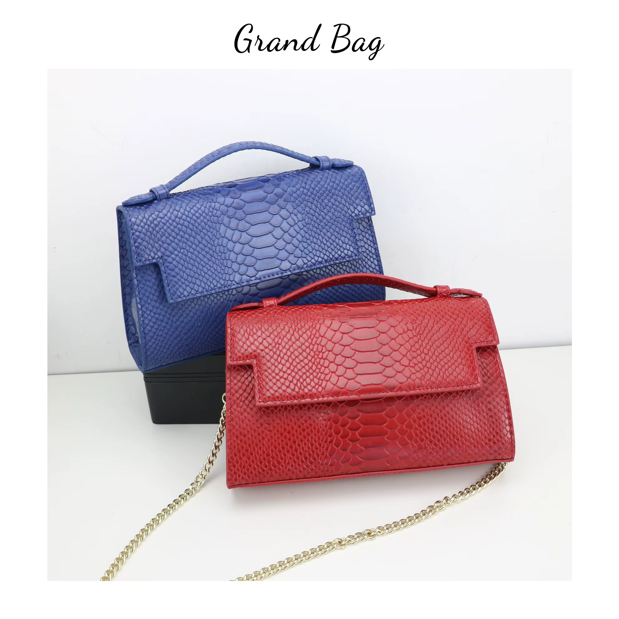 Sac à main monogramme en cuir pour femme
