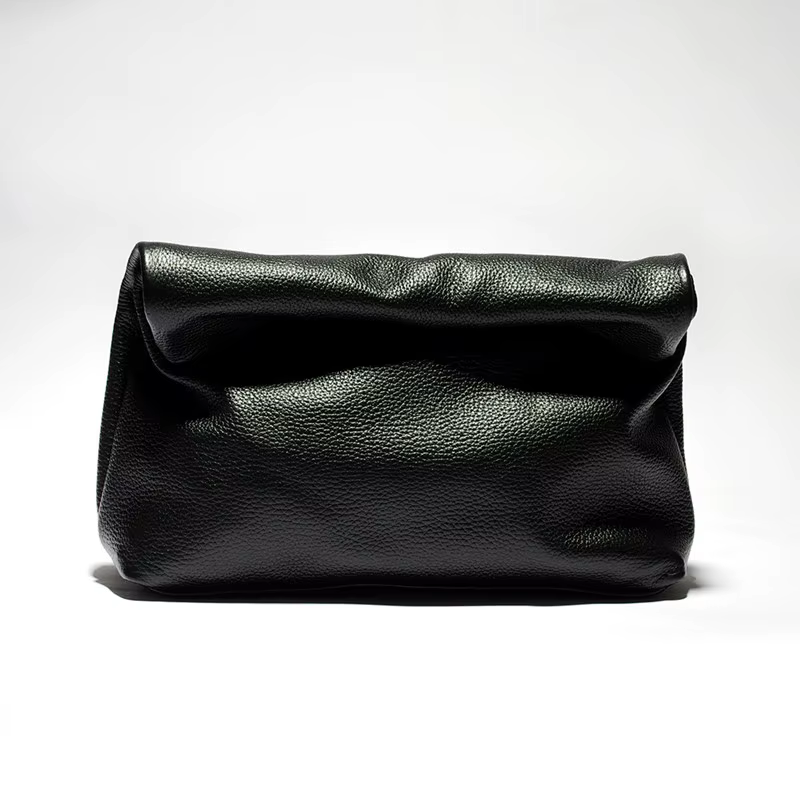 Sac en cuir noir pour femme