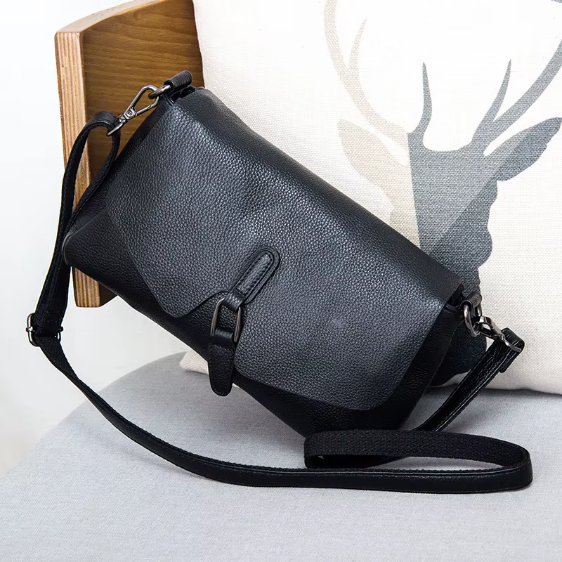 BRIGGS – sac à bandoulière en cuir véritable pour femmes