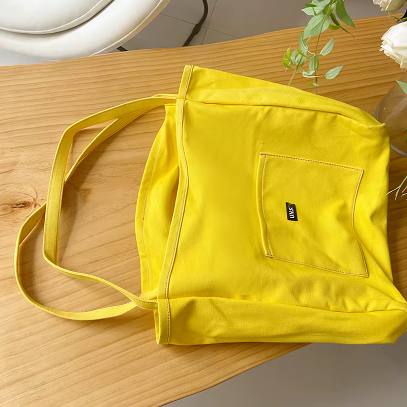 Sac en toile de haute qualité réutilisable Shopping sac à bandoulière femmes Simple décontracté usage quotidien sac à