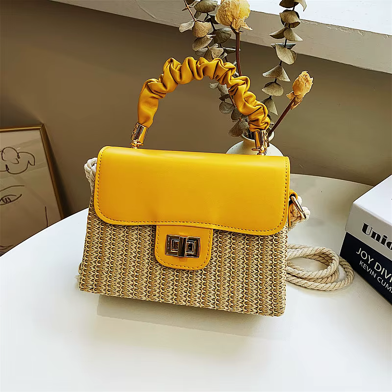 Sac de plage en paille pour femmes