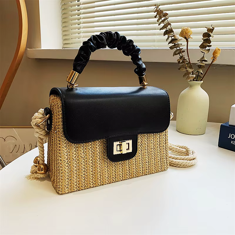 Sac de plage en paille pour femmes