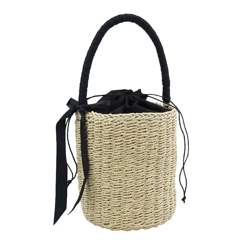 Sac à main en paille fait à la main pour femmes