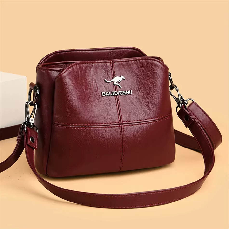 Femmes broderie Sac fourre-tout de haute qualité en cuir dames sacs à Main 2024