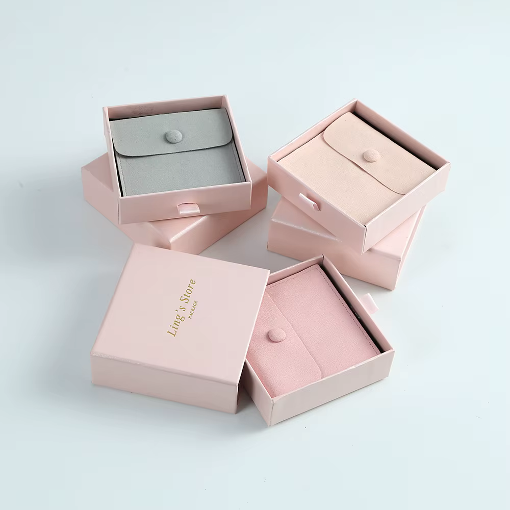 20 pochettes à boutons-pression en microfibre