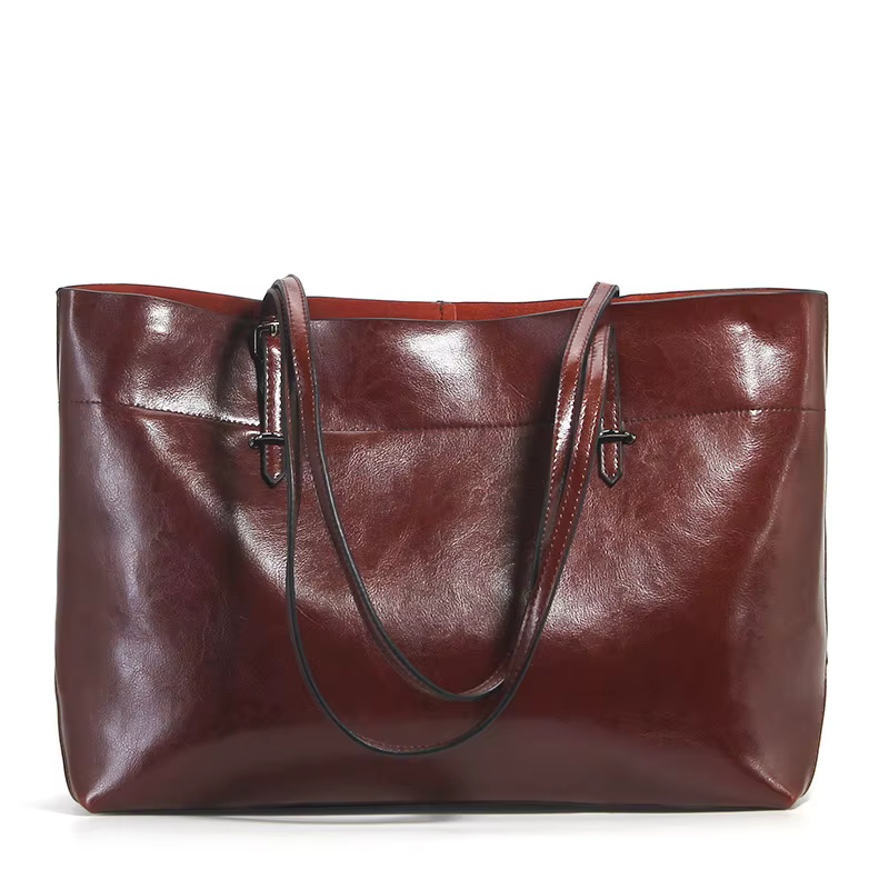 Zency nouveau marron femmes sac à main 100% en cuir véritable femme sac à bandoulière dames noir sac fourre-tout grande capacité sacs à provisions