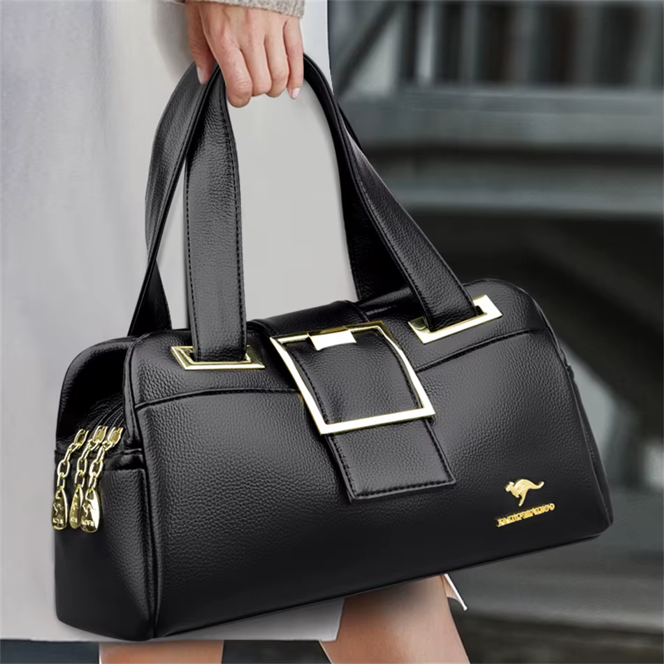 Sacs à main en cuir multicouches pour femmes