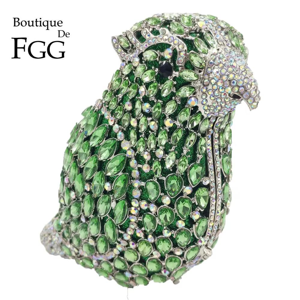 FGG – sac à main vert irisé pour femmes